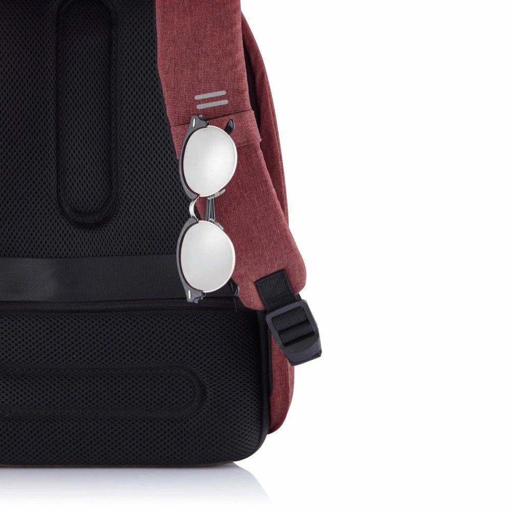 Kuprinė su apsauga nuo vagių XD Design Bobby Hero Regular, Raudonos spalvos