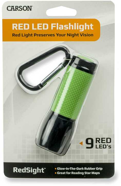 Carson SL-33 raudonas LED žibintas