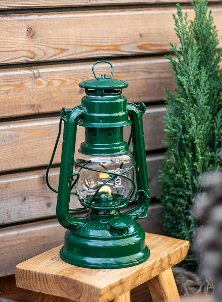 Žibalinė lempa Feuerhand Hurricane: Spalva - Moss Žalias