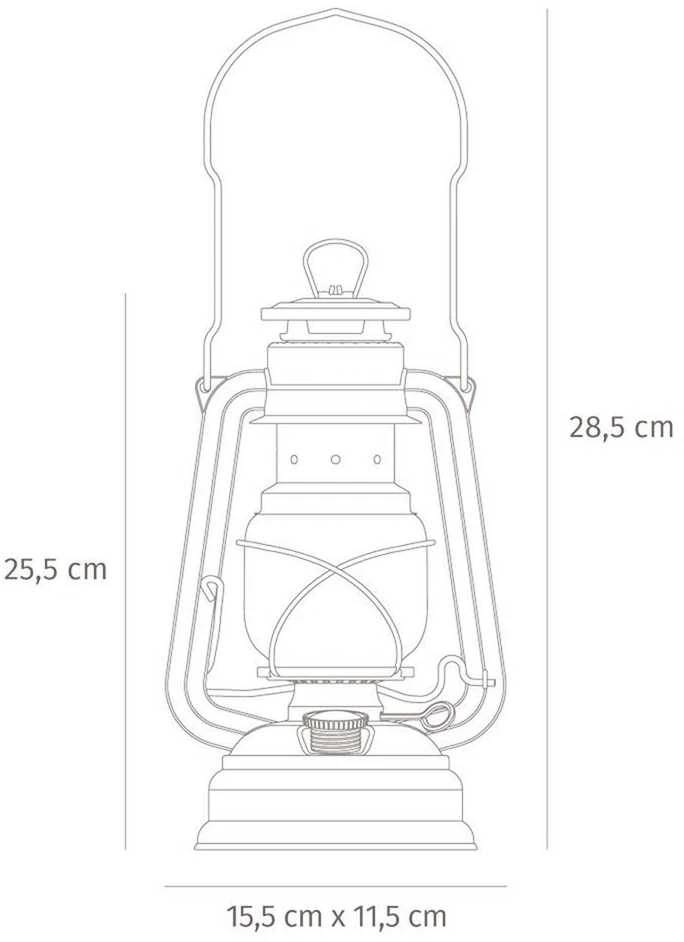Žibintas Feuerhand Hurricane Lantern 276 - Bronze