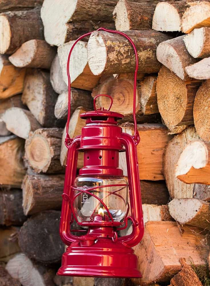 Feuerhand Žibintas Firehand Stormlantern Eternity, raudonas