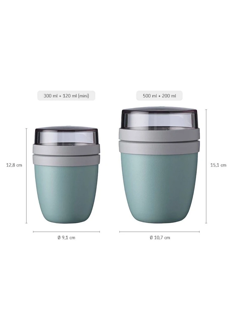 Rosti Mepal Mepal Lunchpot Ellipse 107648010100 mėlyna