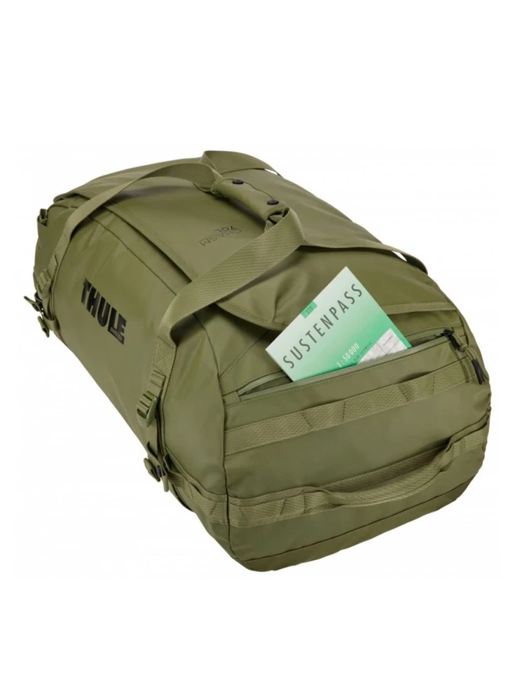 Thule | Chasm | 70L Bag | Duffel | Olivine | Atsparus vandeniui
