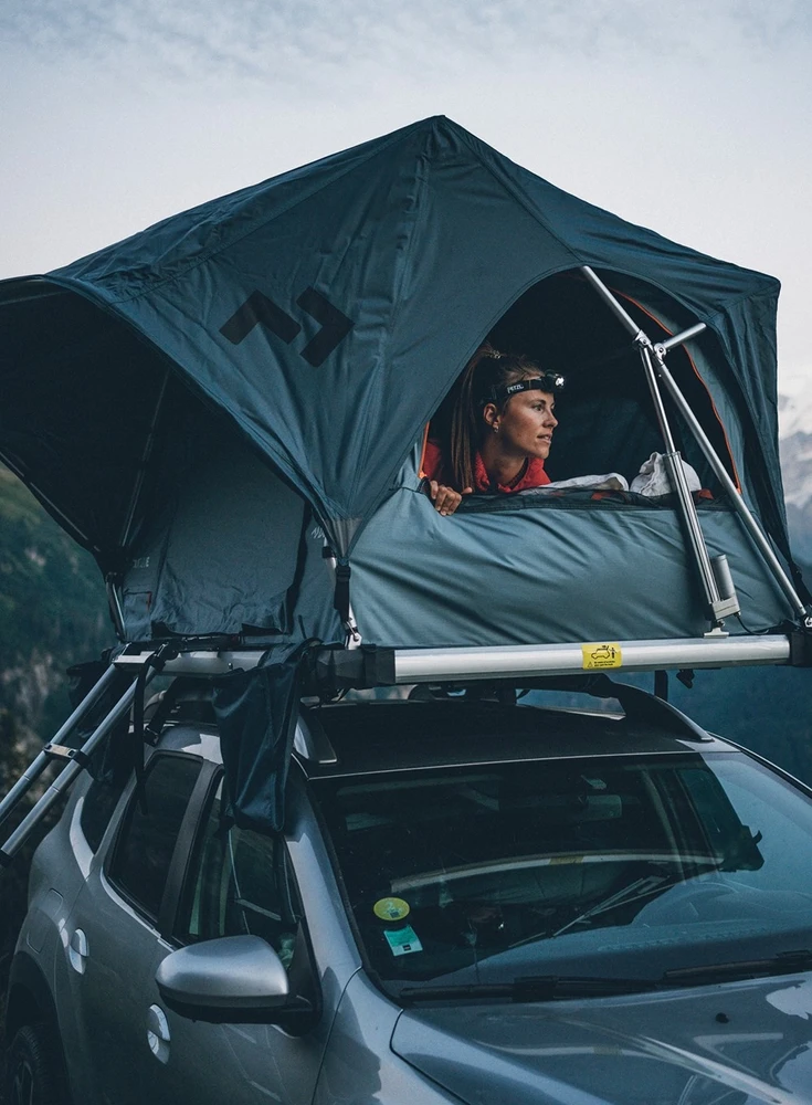 Blue Mėlyna Palapinė dachowy Dometic TRT 120E Rooftop Tent - mėlynas