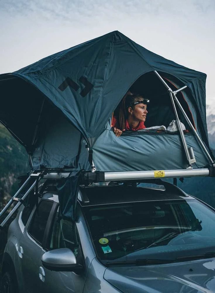 Blue Mėlyna Palapinė dachowy Dometic TRT 120E Rooftop Tent - mėlynas