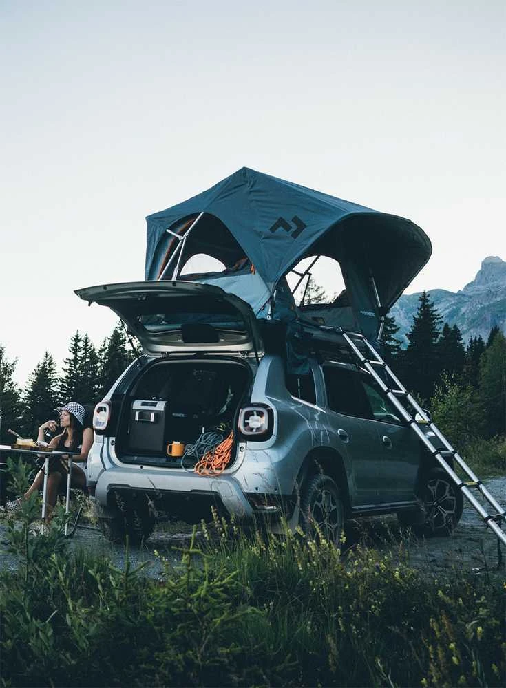 Blue Mėlyna Palapinė dachowy Dometic TRT 120E Rooftop Tent - mėlynas