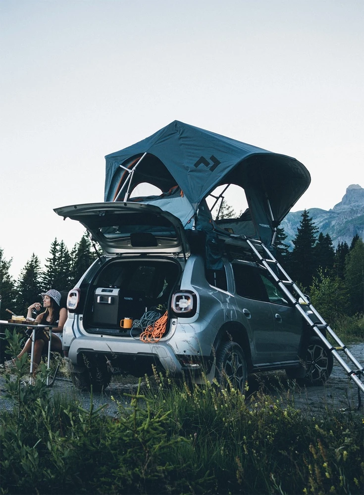 Blue Mėlyna Palapinė dachowy Dometic TRT 120E Rooftop Tent - mėlynas