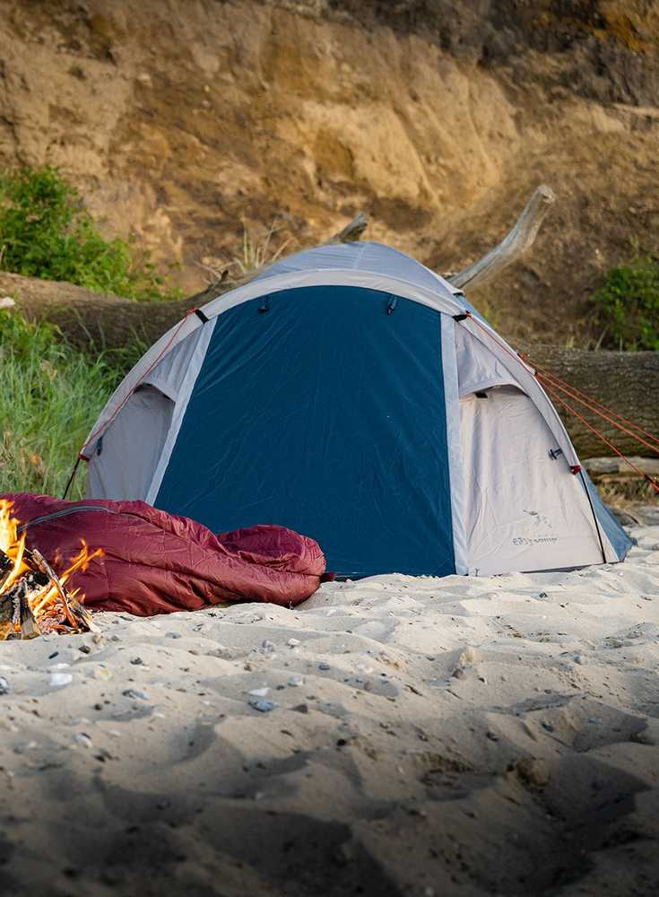 Palapinė Easy Camp Quasar 300 Steel Mėlyna