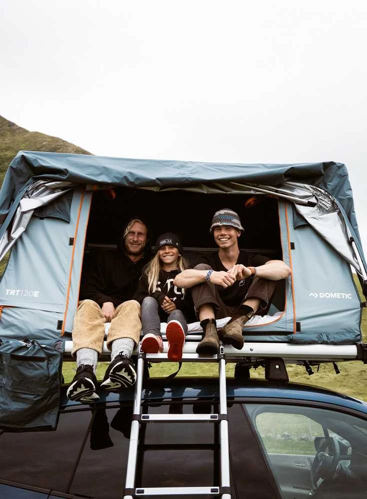 Blue Mėlyna Palapinė dachowy Dometic TRT 120E Rooftop Tent - mėlynas