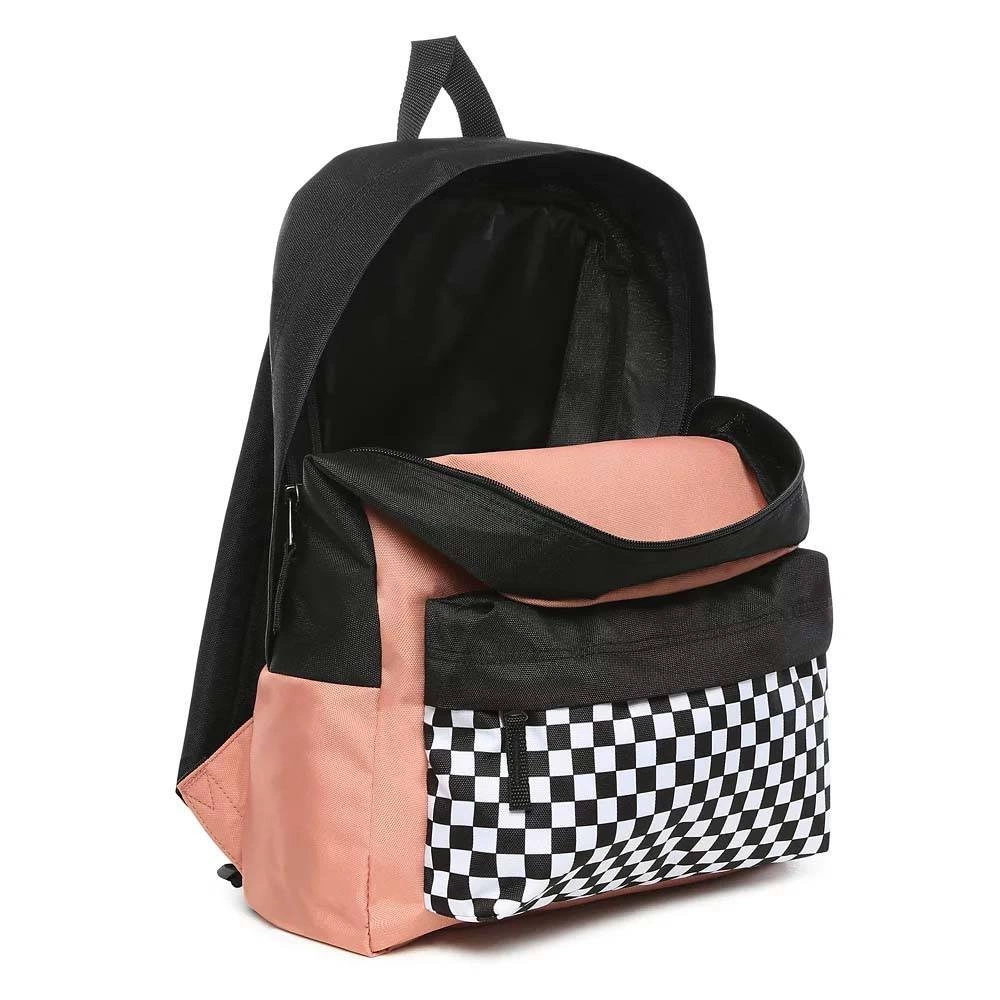 Vans Realm kuprinė su šonine kišene, languota