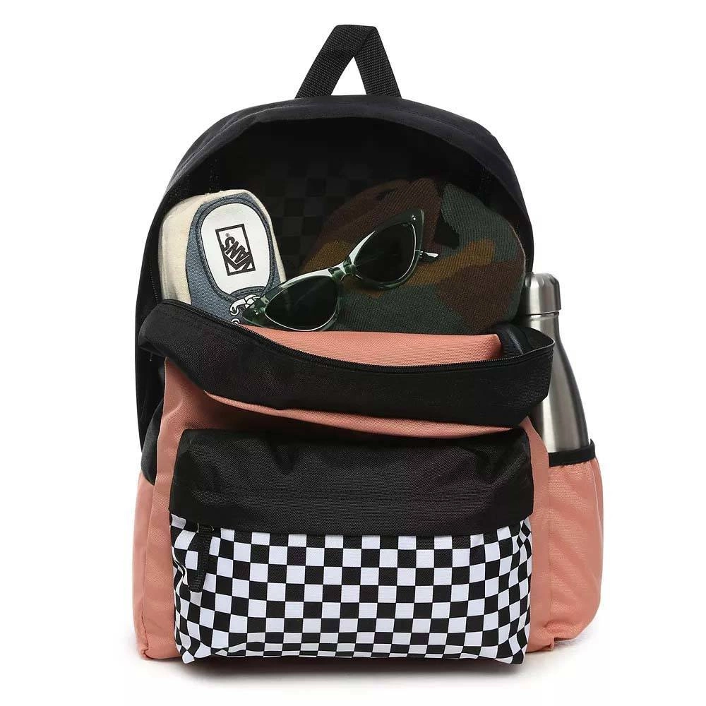 Vans Realm kuprinė su šonine kišene, languota