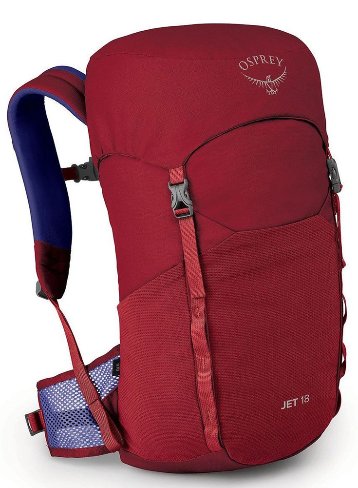 Osprey Jet 18 vaikiškas kuprinės Cosmic Raudona