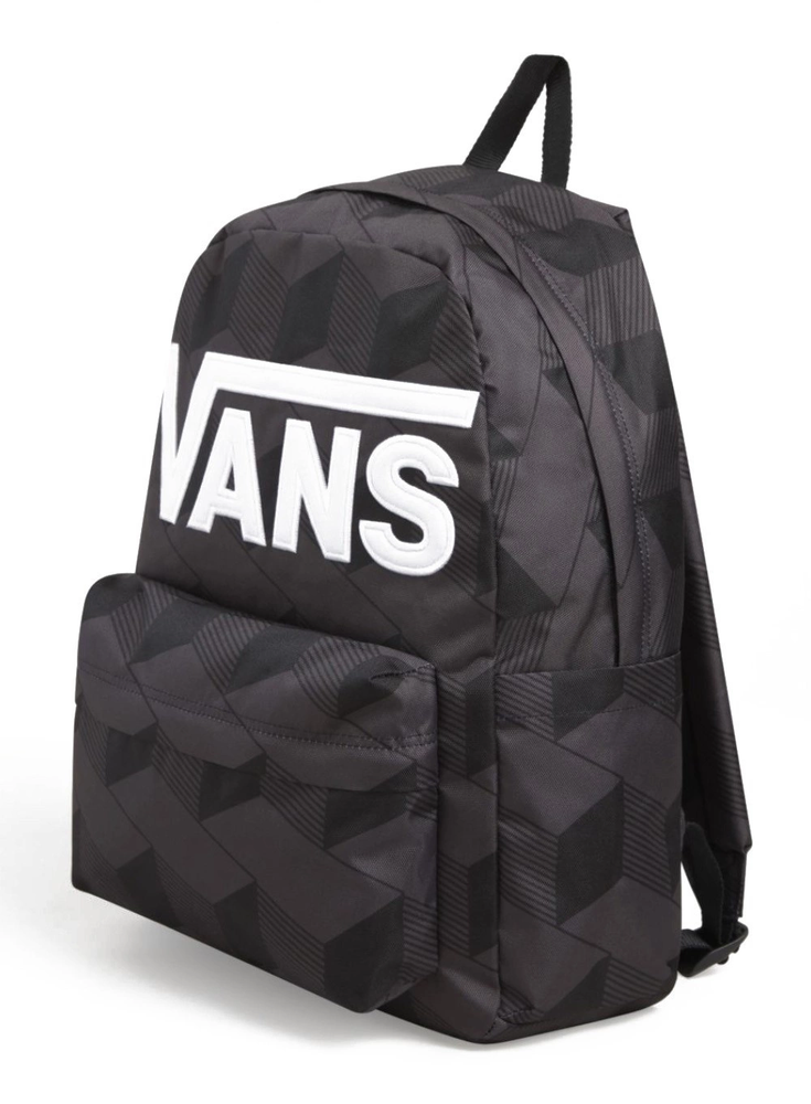 Vans Old Skool Drop V 22 L Juoda/Asfaltinė Miesto Mokyklinė Kuprinė - VN000H4ZKOU1