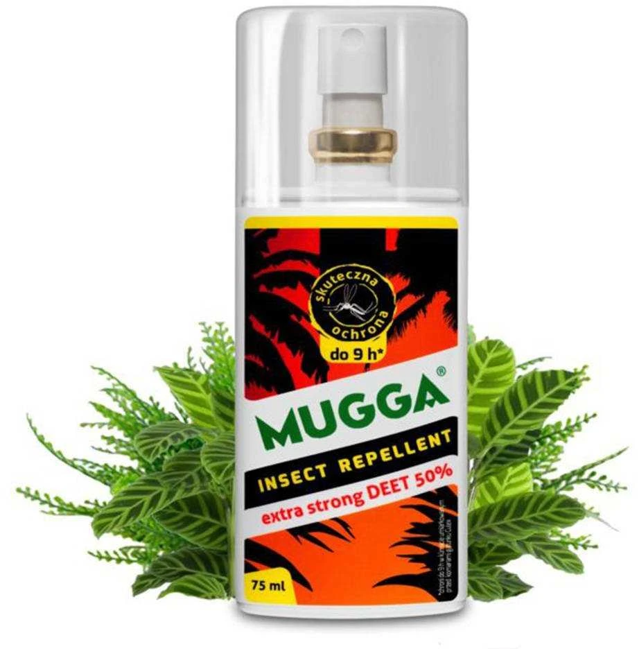 Uodų repelentas Mugga Extra Strong 50% DEET 75ml