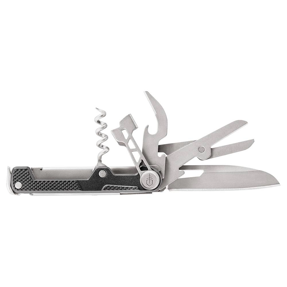 Gerber 31-003829 ArmBar kamštiena, Onikso daugiafunkcis peilis 6,3 cm, juodas, aliuminis