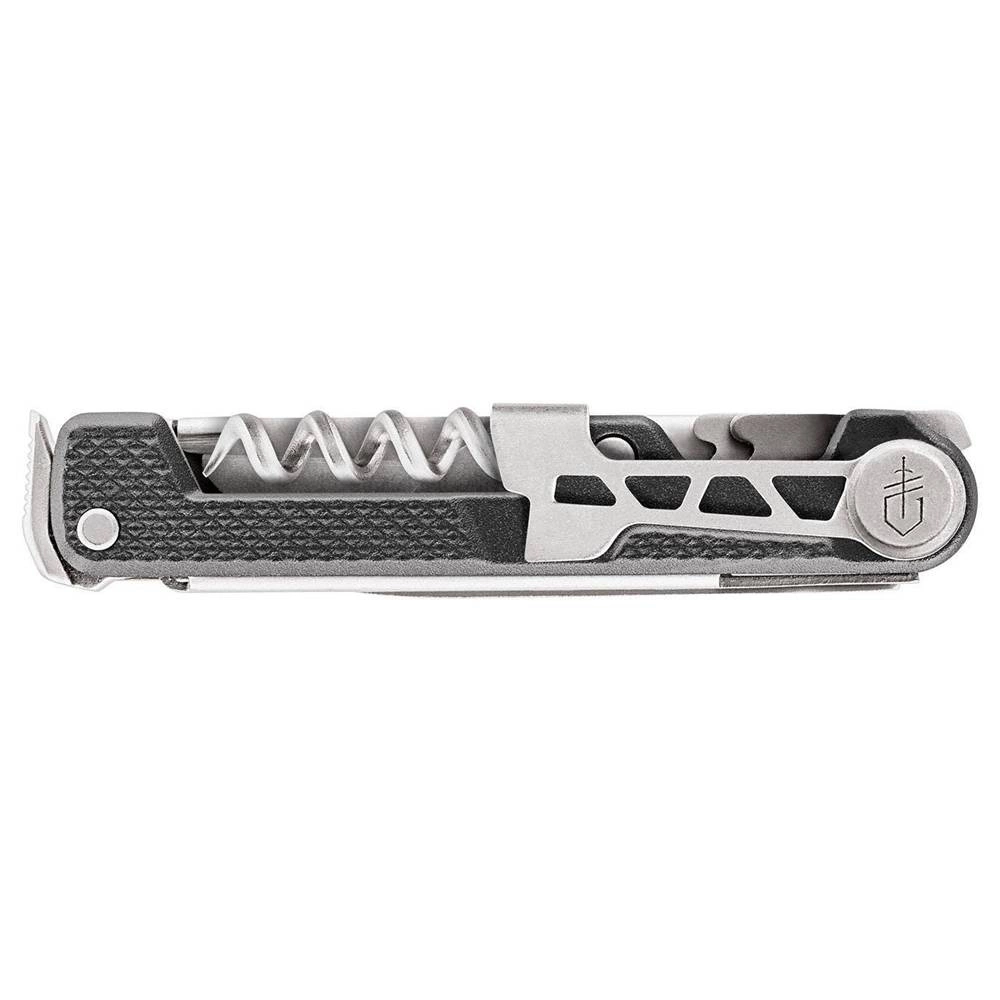 Gerber 31-003829 ArmBar kamštiena, Onikso daugiafunkcis peilis 6,3 cm, juodas, aliuminis