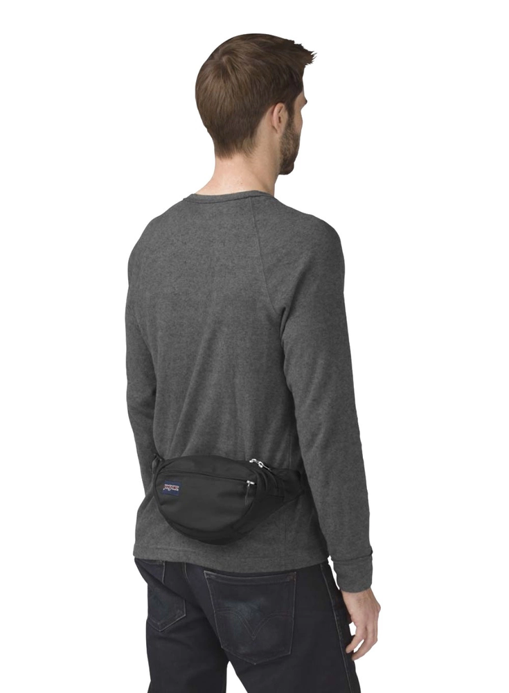 Jansport Fifth Avenue Juosmens krepšys EK0A5BDUX86, juodas, universalus dydis.