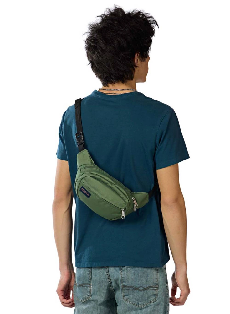 Jansport Fifth Avenue Juosmens krepšys EK0A5BDK2T3 Žalias Vieno dydžio
