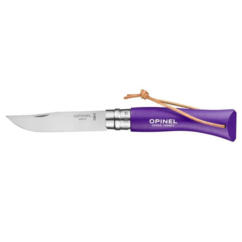 Opinel Trekking Nr 7 nerūdijančio plieno peilis, violetinis