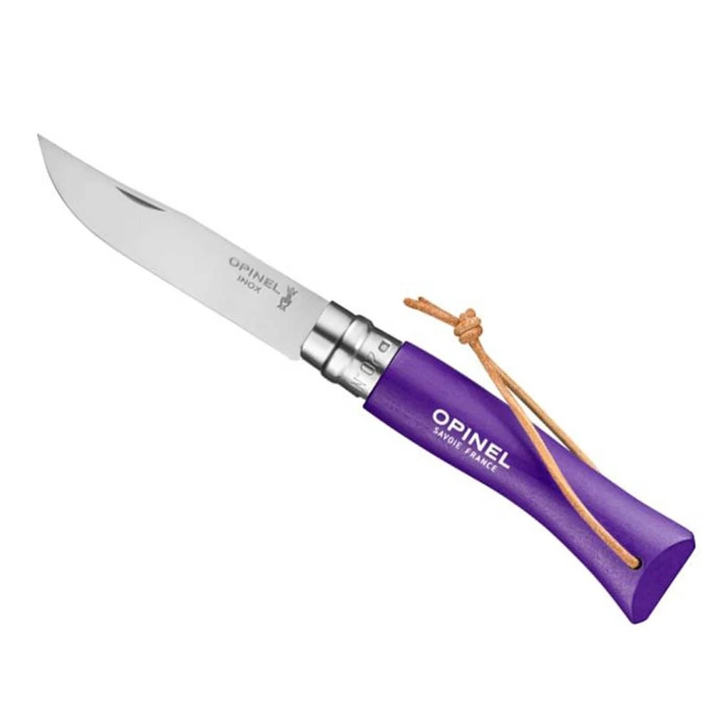 Opinel Trekking Nr 7 nerūdijančio plieno peilis, violetinis