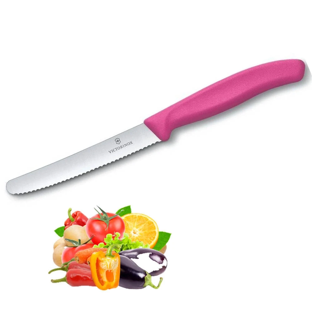 Virtuvinis peilis Victorinox, 6.7836.L115, rožinis