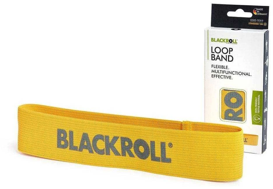 Pasipriešinimo juosta BLACKROLL® LOOP BAND, geltona