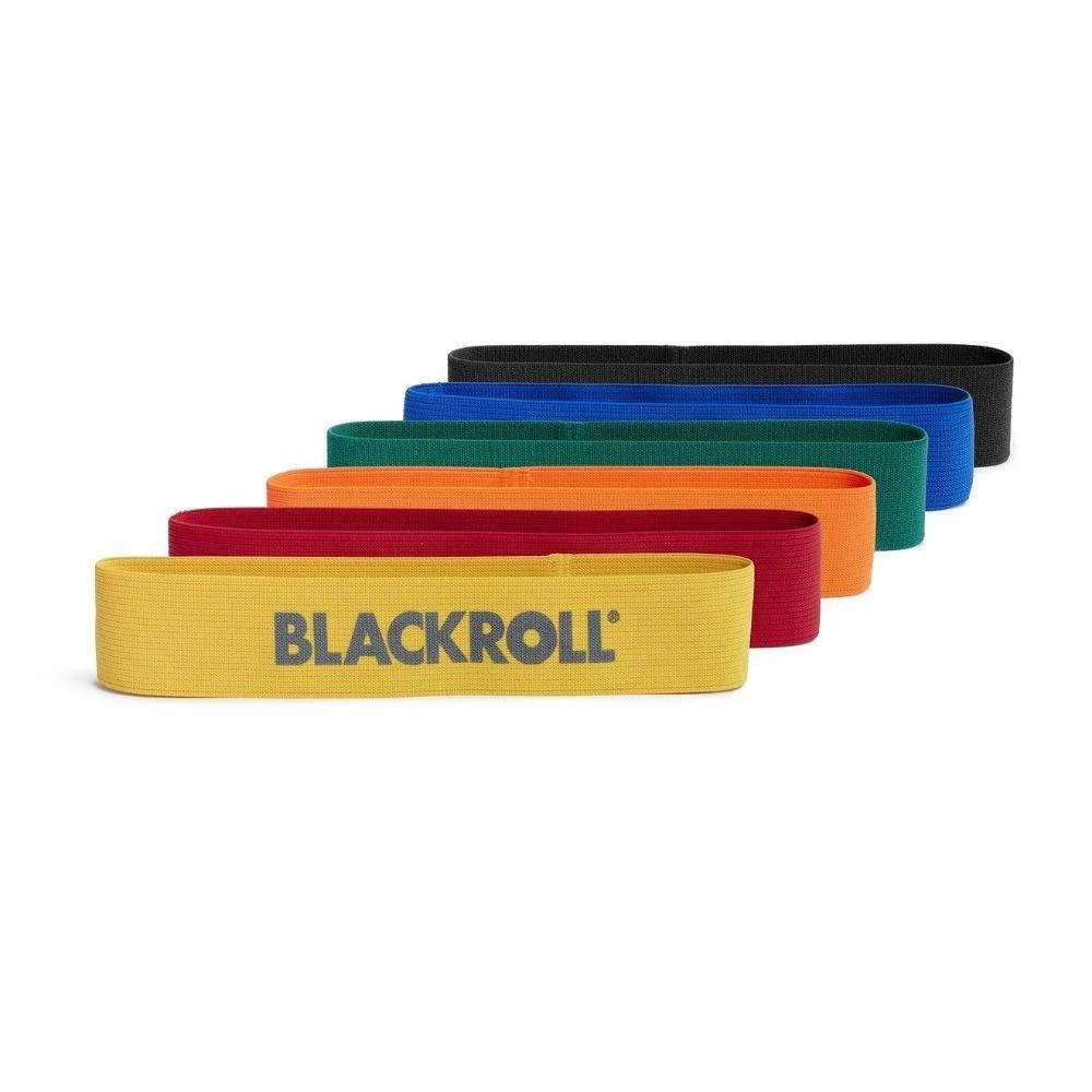 Pasipriešinimo juosta BLACKROLL® LOOP BAND, geltona