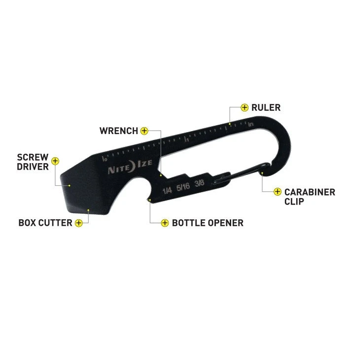 Breloczek Nite-Ize Micro tool DoohicKey nerūdijantis plienas (KMT-11-R3)