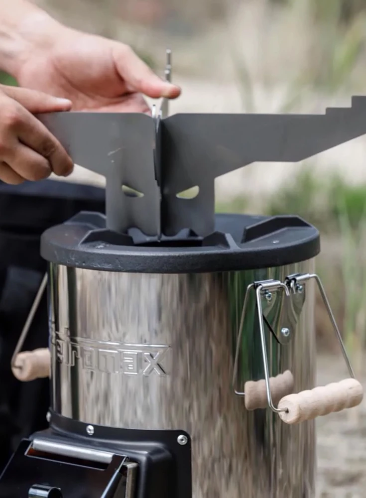 Kepimo plokštuma krosnelei Petromax Rocket Stove