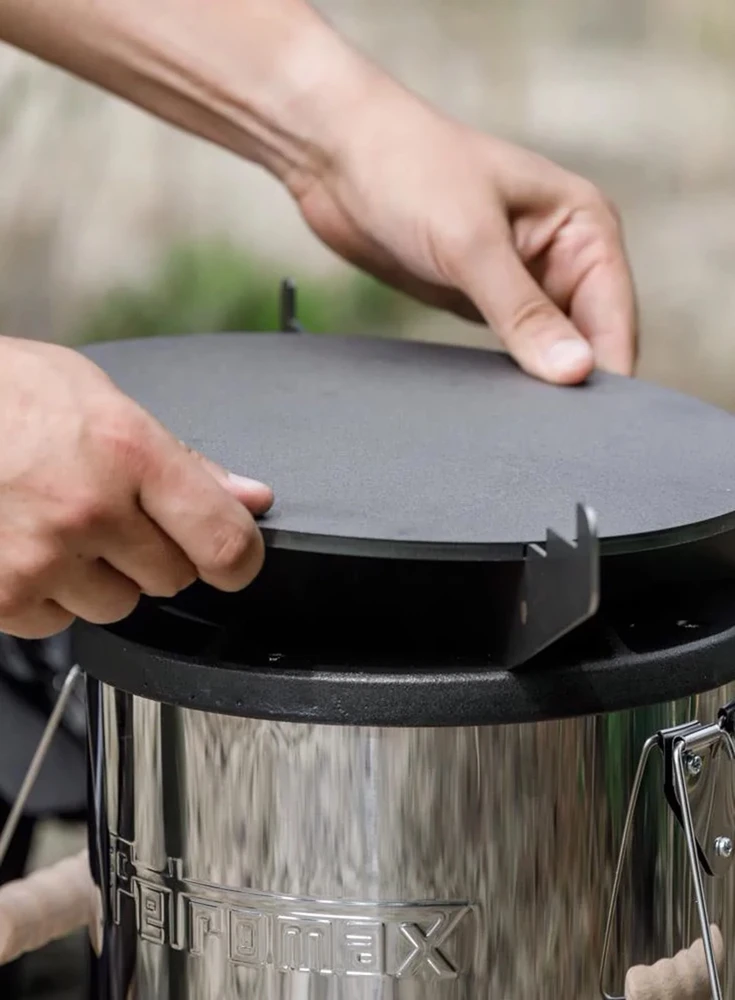 Kepimo plokštuma krosnelei Petromax Rocket Stove