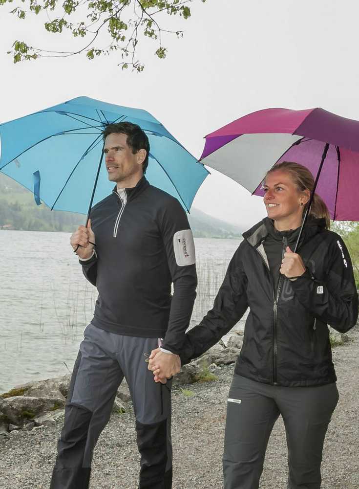 Skėtis nuo lietaus Euroschirm Swing Liteflex, mėlynas
