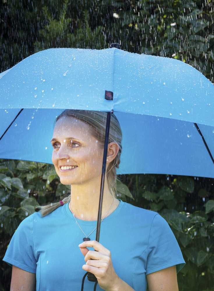 Skėtis nuo lietaus Euroschirm Swing Liteflex, mėlynas