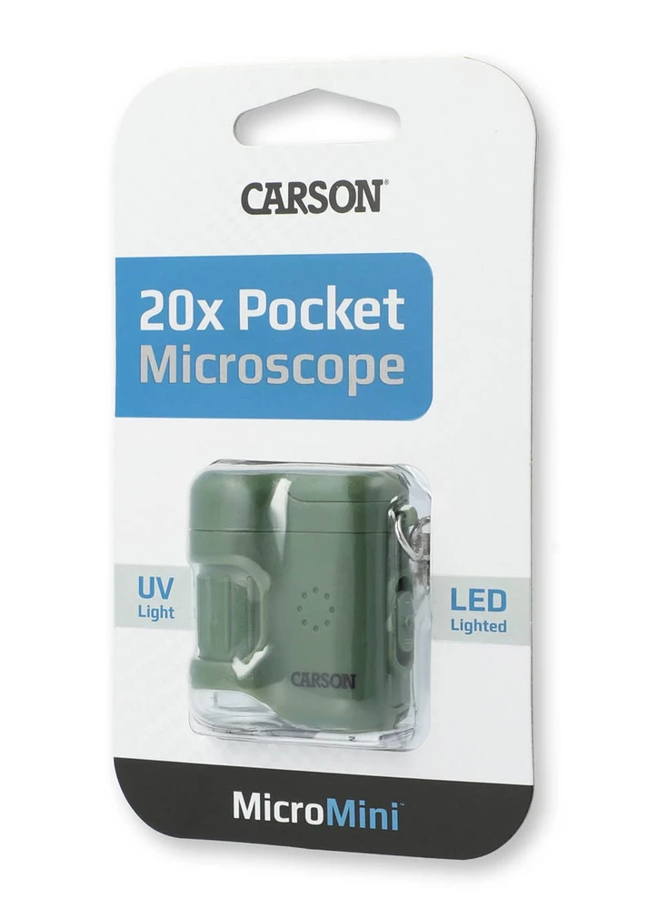 Mikroskopas Carson MicroMini žalia