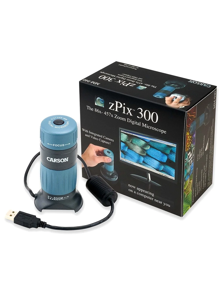 Kišeninis mikroskopas Carson zPix 300 86-457x