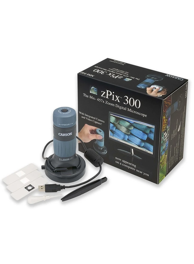Kišeninis mikroskopas Carson zPix 300 86-457x