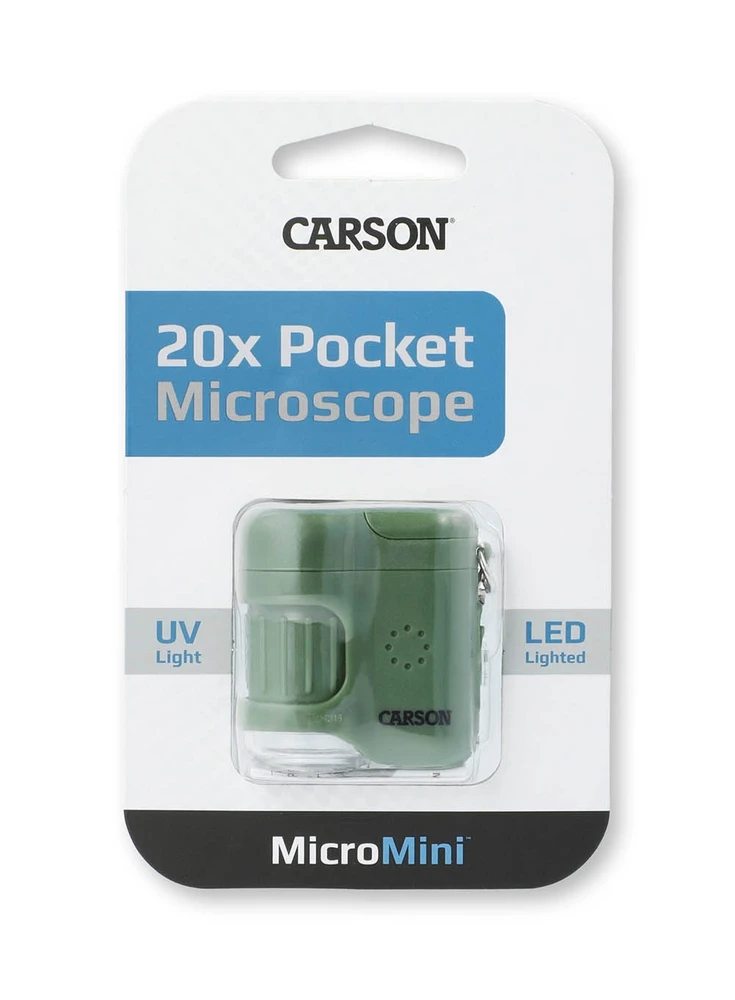 Mikroskopas Carson MicroMini žalia