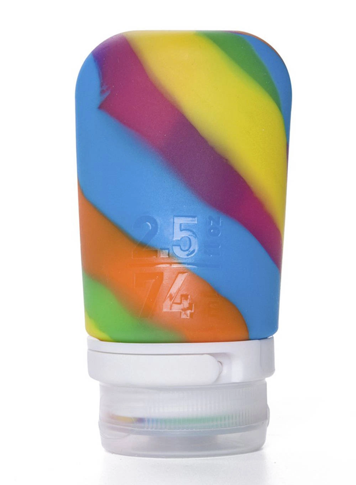 Humangear Silikoninė kelioninė buteliukų rinkinys 74ml, spalvotas