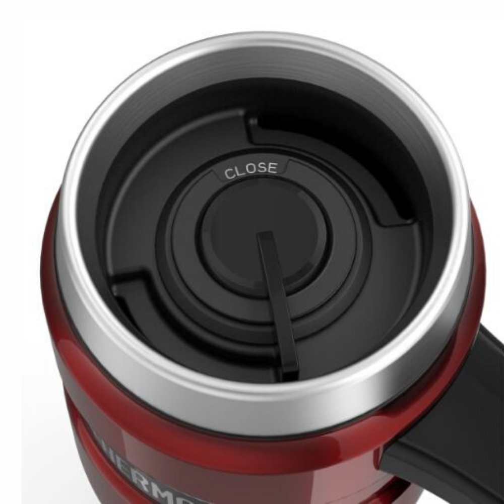 Thermos Style Vodotěsný termohrnek s madlem - raudona 470 ml