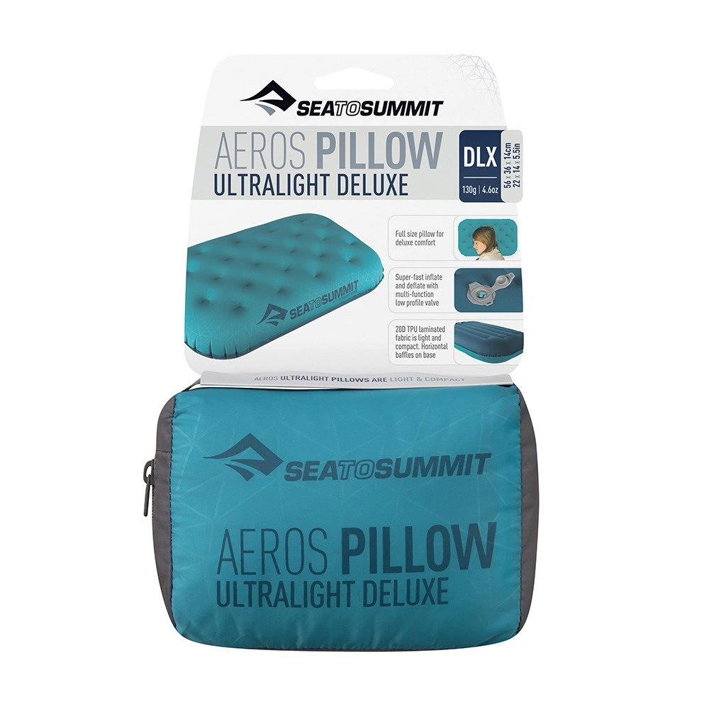Pagalvė Sea To Summit Eros Ultralight Pillow Deluxe (Mėlyna)