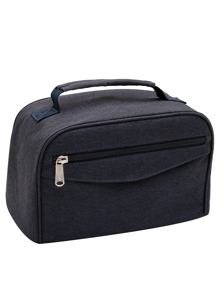 Pietų dėžutė su termo maišeliu Akinod Bento+Lunch bag 11:58 Noir/Gris, AKI000045