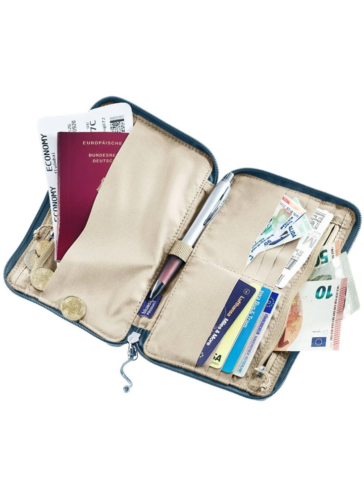 Kelioninė piniginė Deuter Travel Wallet - Mėlyna