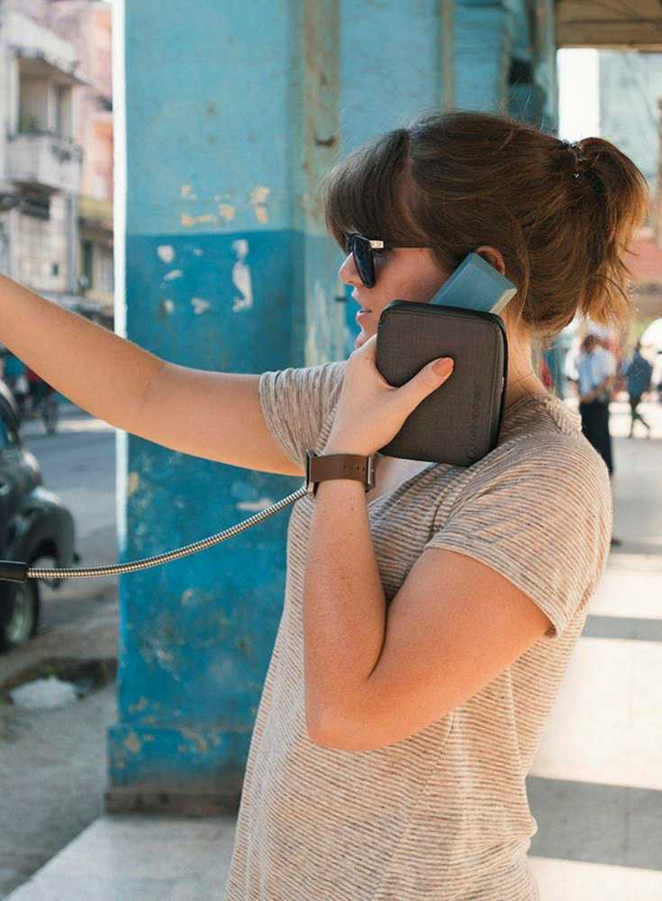 Piniginė Lifeventure RFD Mini Travel Wallet Perdirbta - Pilka