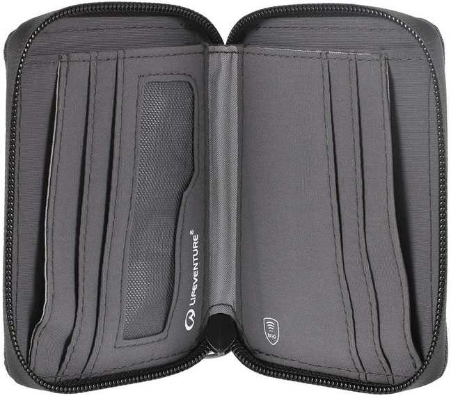 Piniginė Lifeventure RFD Mini Travel Wallet Perdirbta - Pilka