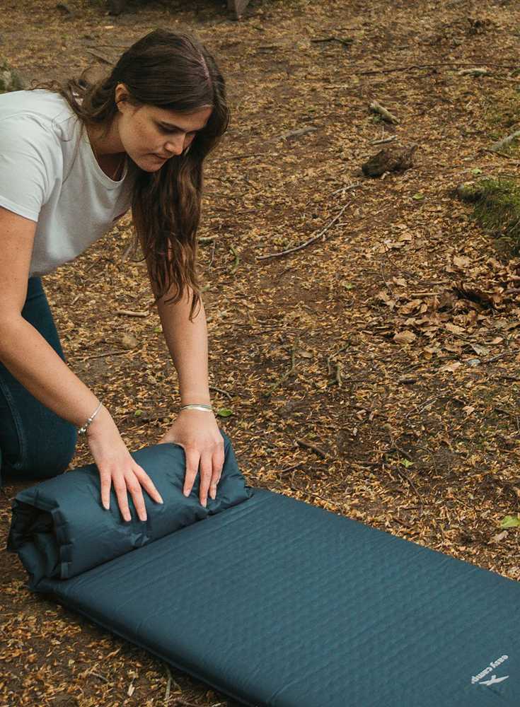 Pripučiamas čiužinys Easy Camp Mat Compact Single, 182x51x3.8 cm