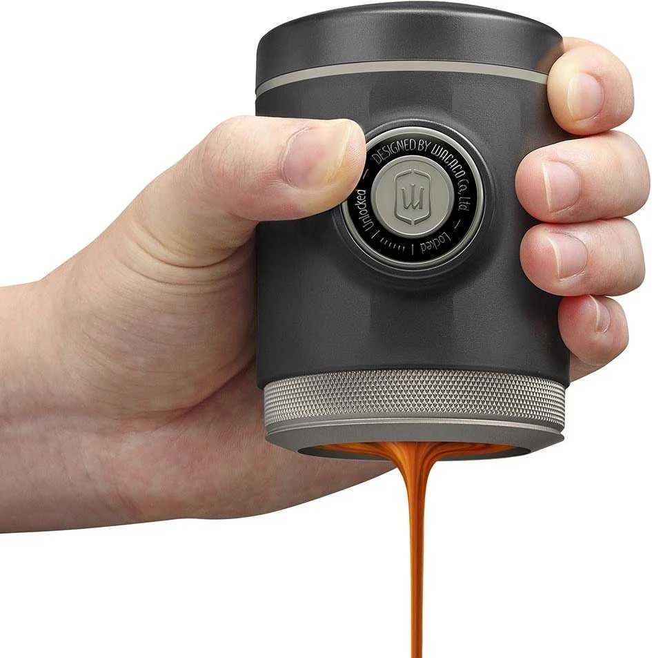 Nešiojamas espresso kavos aparatas Wacaco Picopresso, Pilkas