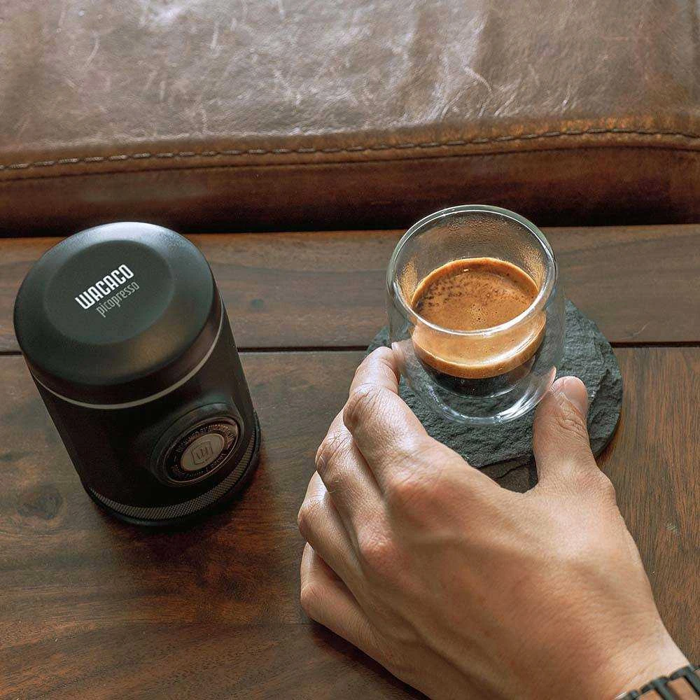 Nešiojamas espresso kavos aparatas Wacaco Picopresso, Pilkas