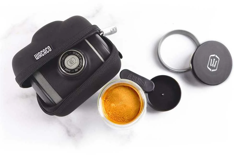 Nešiojamas espresso kavos aparatas Wacaco Picopresso, Pilkas