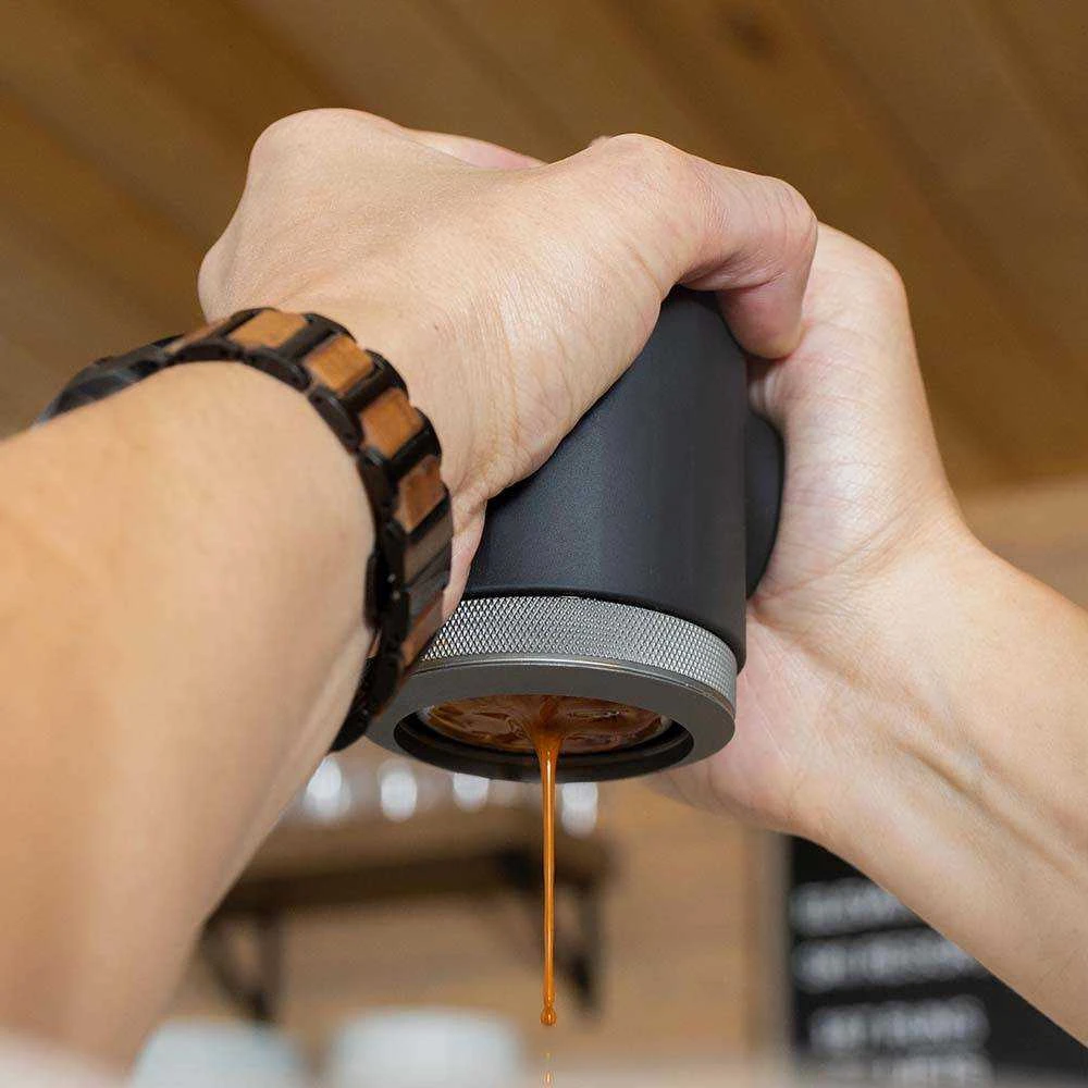 Nešiojamas espresso kavos aparatas Wacaco Picopresso, Pilkas