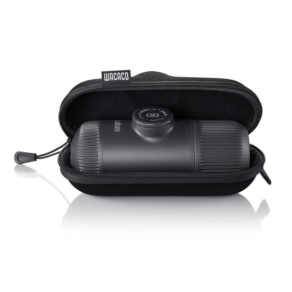 Rankinis maltos kavos aparatas su dėklu Wacaco Nanopresso, Pilkas