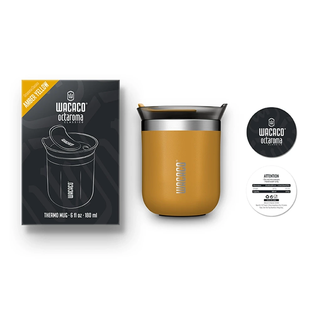 Kavos aparatas WACACO Octaroma Classico kavos mug oranžinis